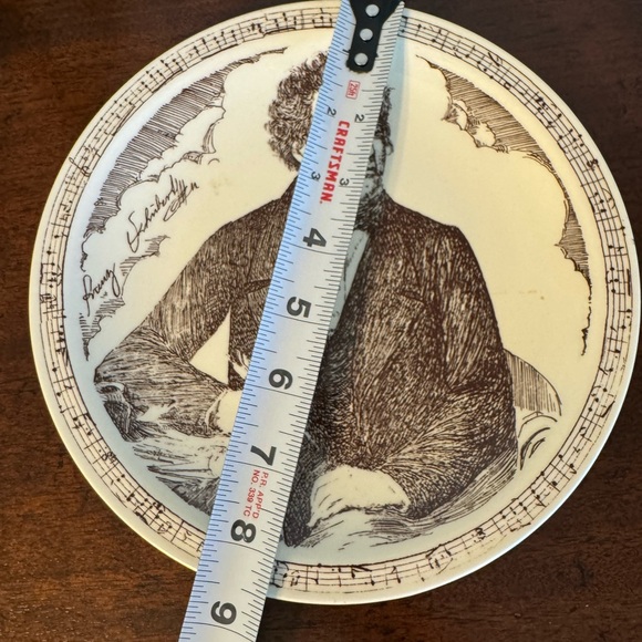 SCHUBERT & LISZT COLLECTORS PLATES SET - MUSICAL MASTERS - Picture 3 of 8